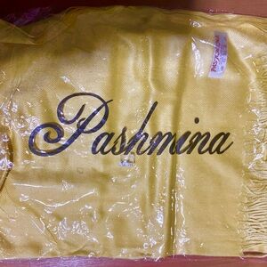 NWT Pashmina Sunshine Yellow Wrap
